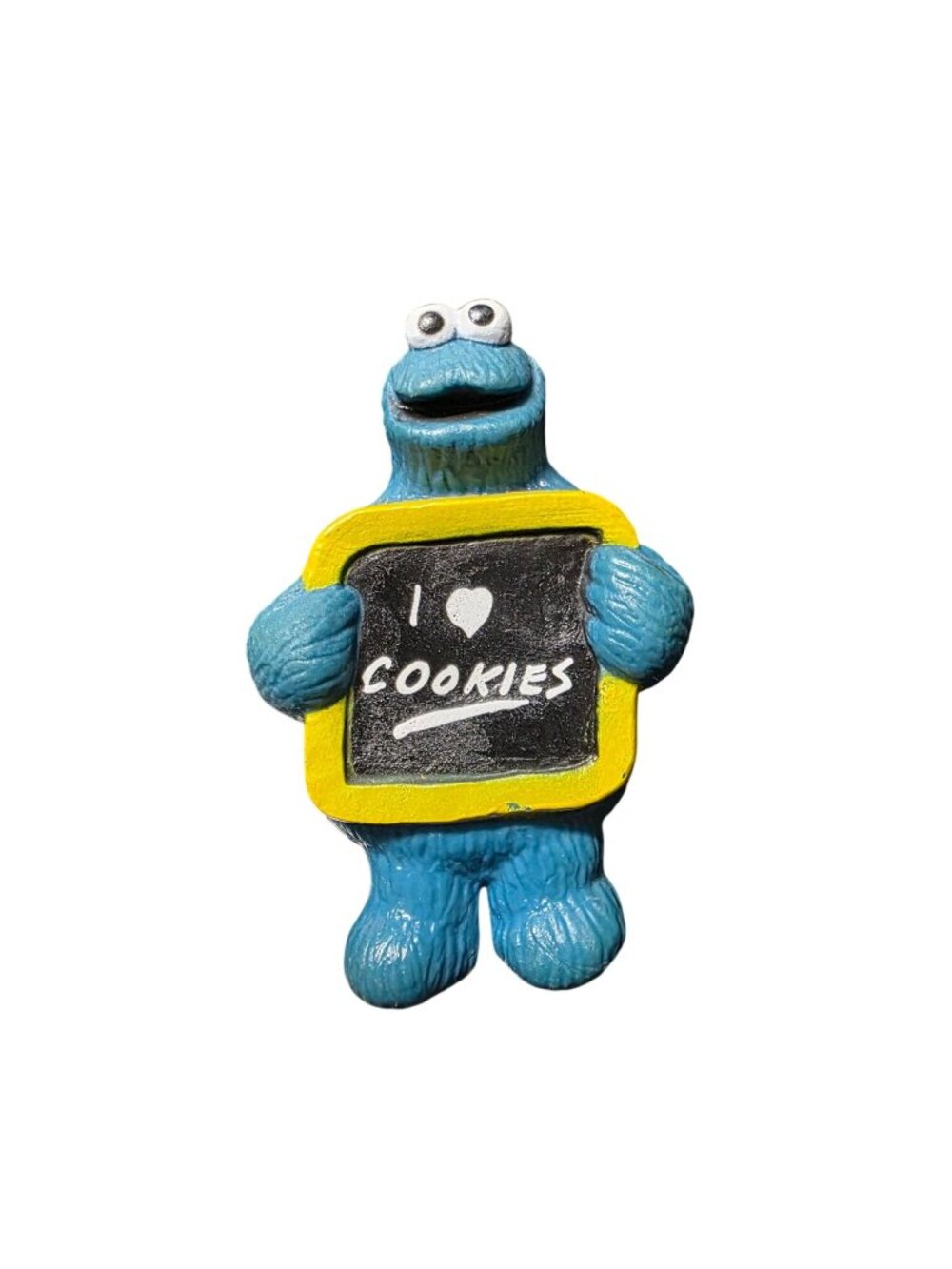 Vintage Cookie Monster Magnet I Love Cookies Sesame Street
